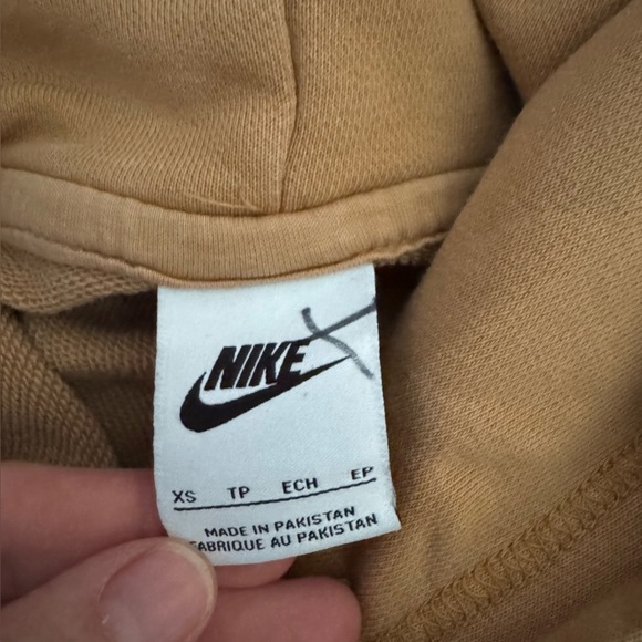 Nike Sportswear Essential Washed Fleece Oversized Hoodie Sweatshirt Women’s XS - Picture 5 of 12